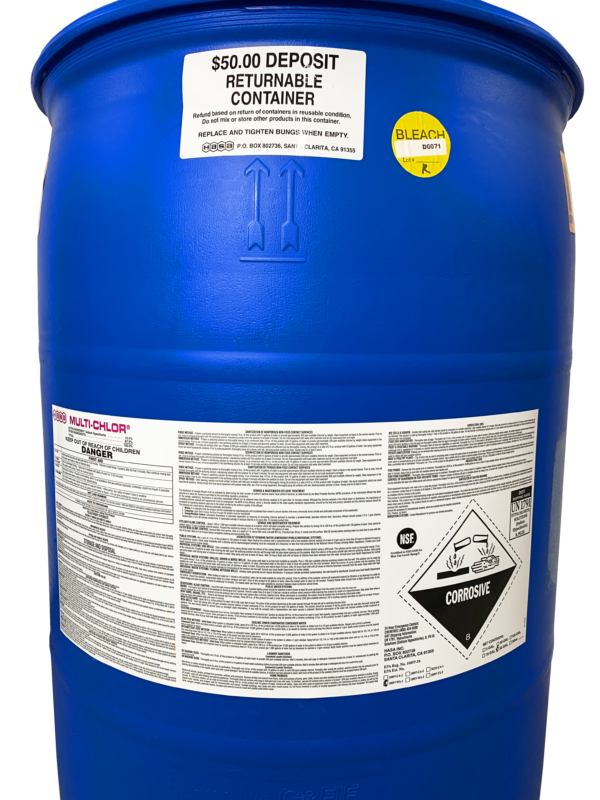 Liquid Chlorine 55 Gallon