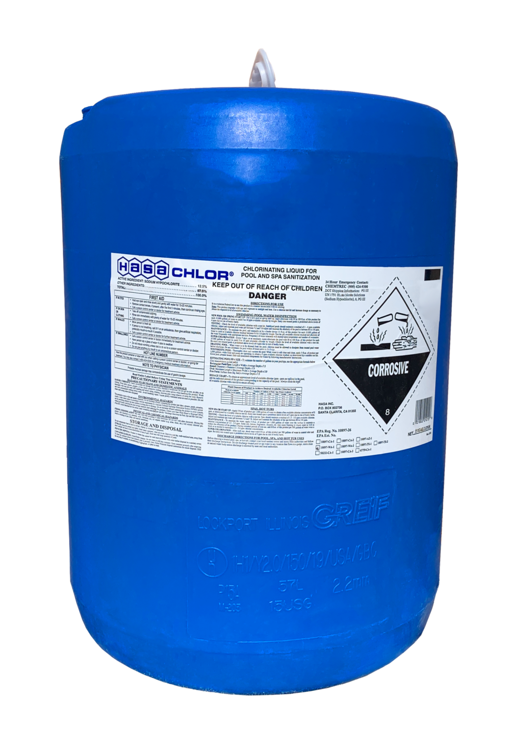 home depot liquid chlorine