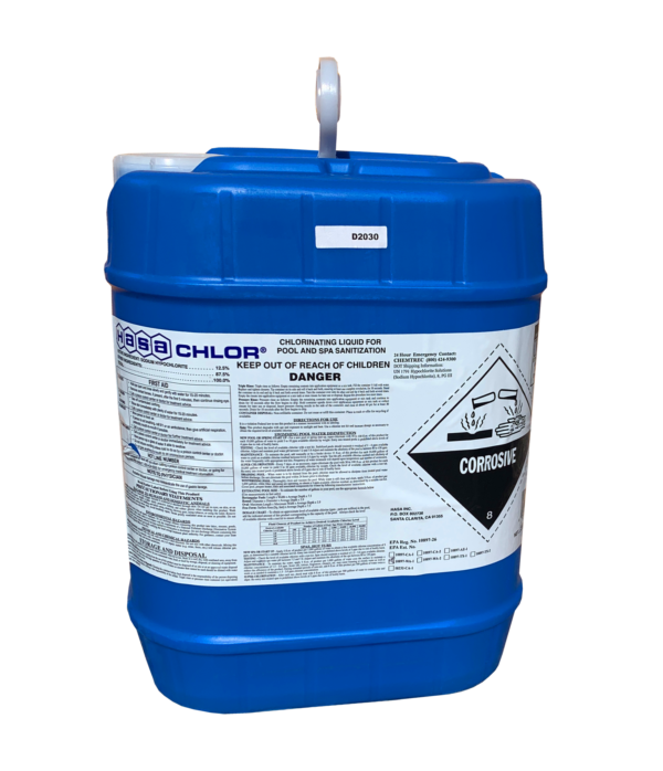 Liquid Chlorine 5 Gallon