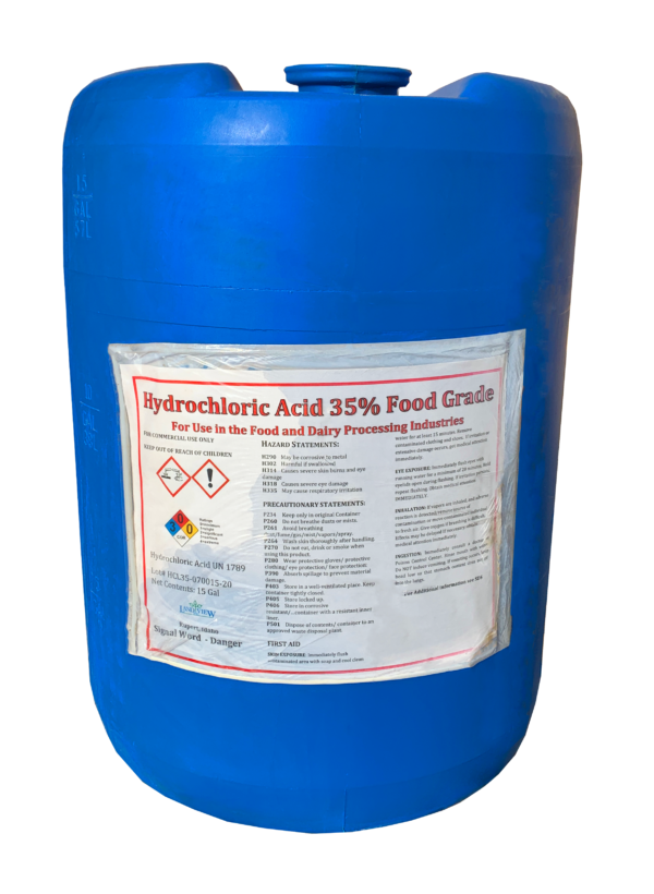 Hydrochloric Acid 15 Gal